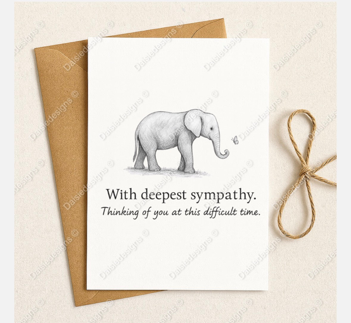 Sympathy card