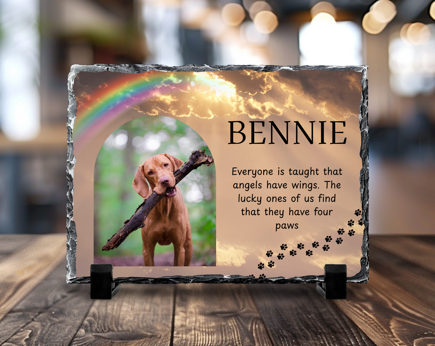 Personalised dog slate