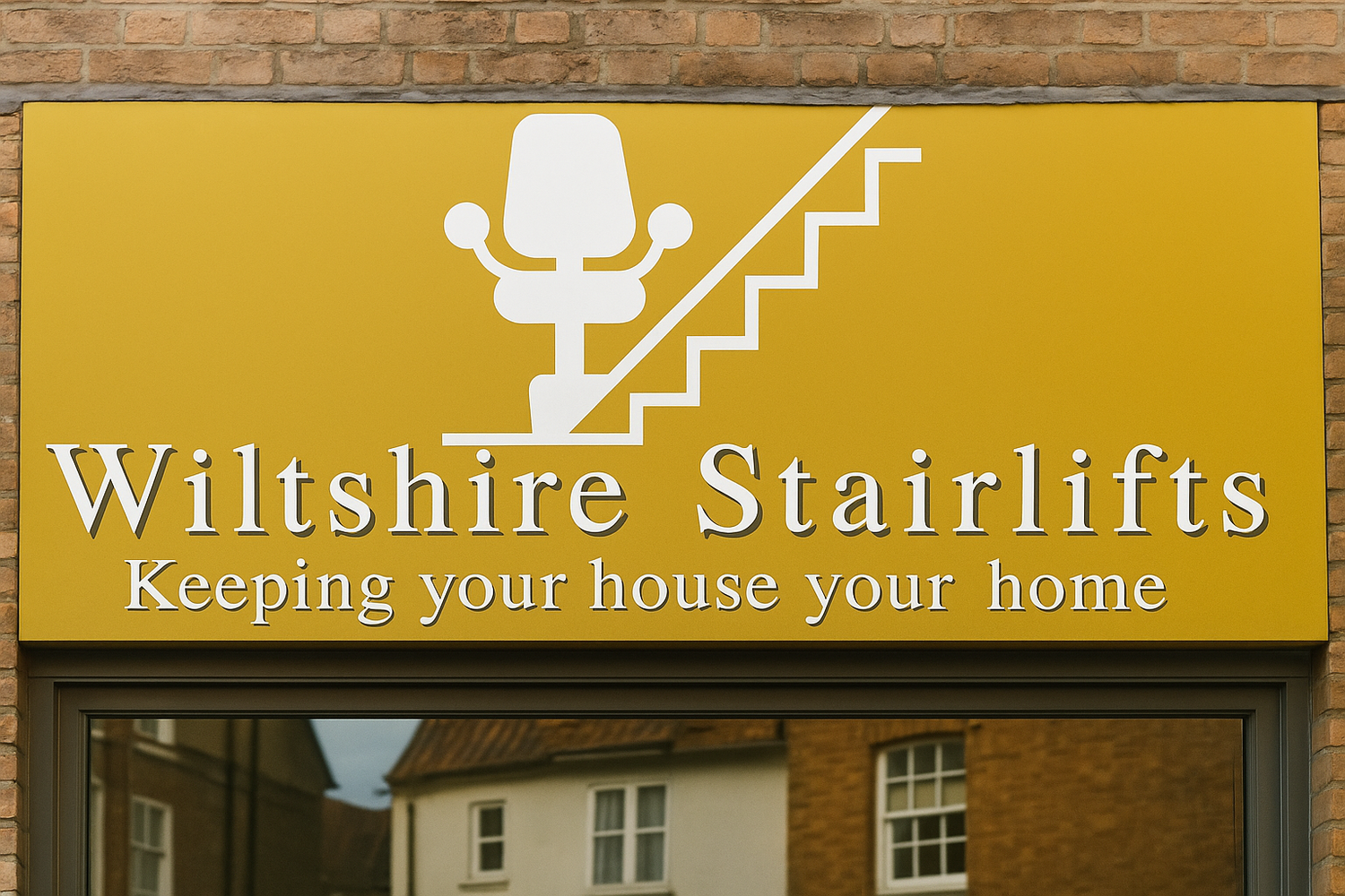 Commercial signage and banners.