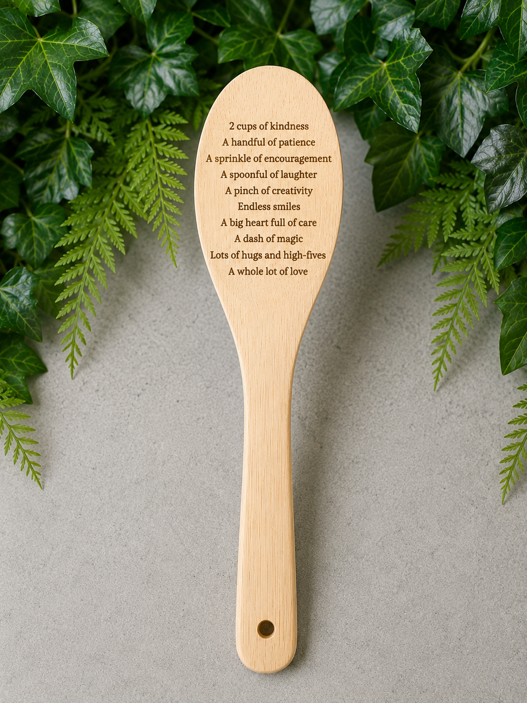 Special teacher wooden spoon