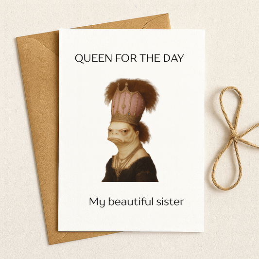 Funny sister card