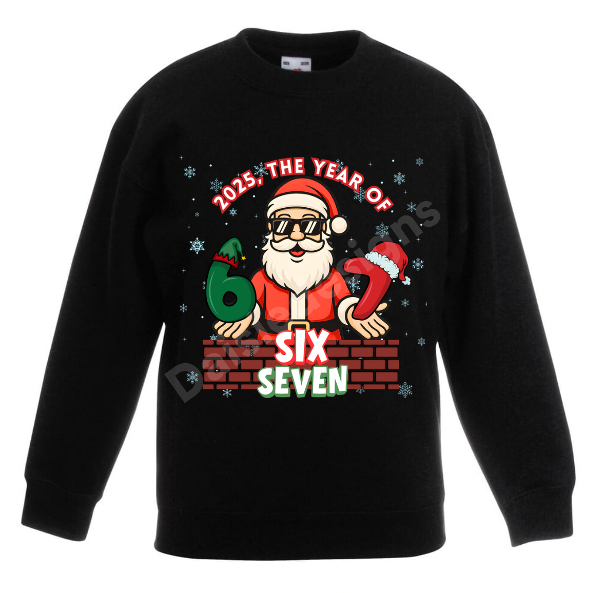 Six seven (6 7) Christmas sweatshirt