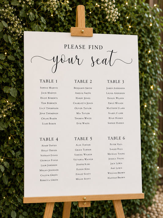 Find your seat