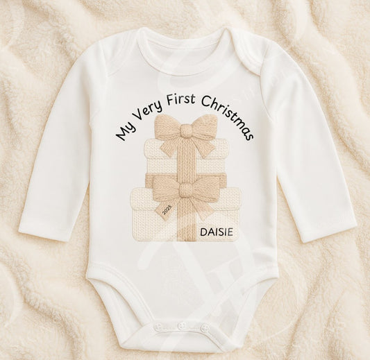 Christmas Babygrow.