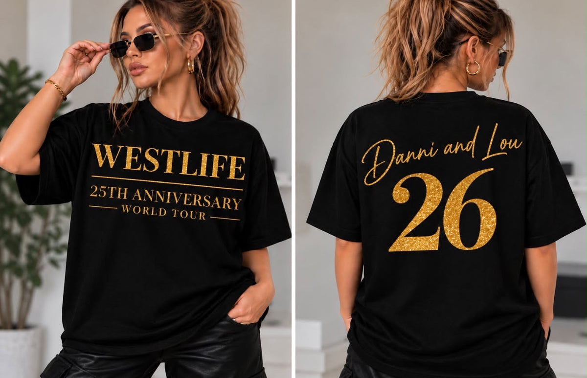 Westlife concert t shirt.