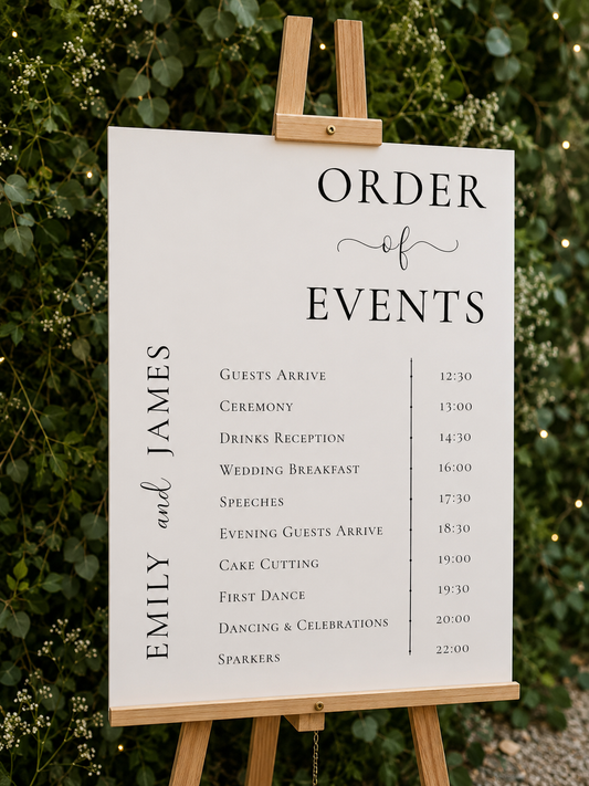 Order of events