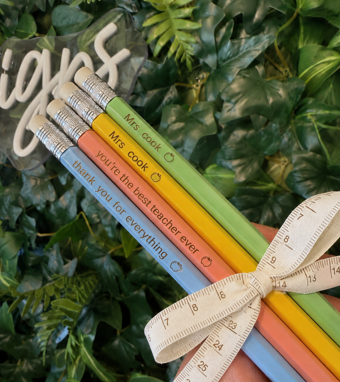 Personalised pencils (engraved) ✏️