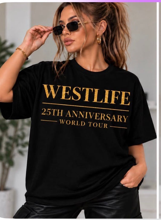 Westlife concert t shirt.