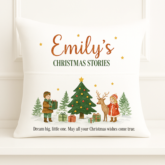 Christmas Pocket Cushion Cover