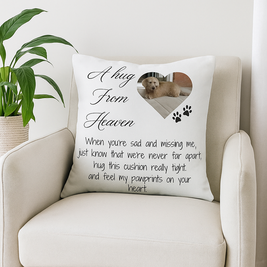 A Hug from heaven Cushion cover.