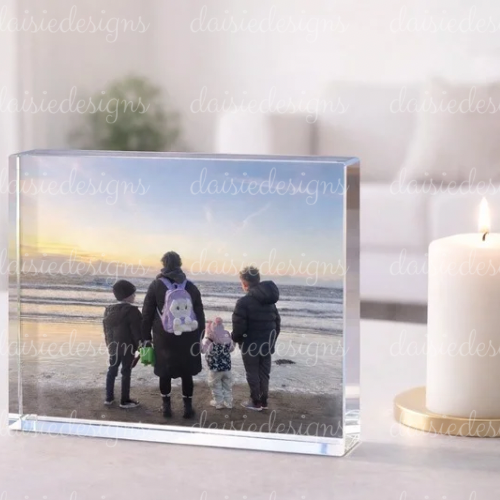 Glass photo crystal.