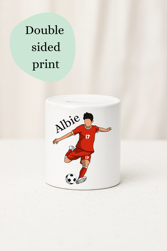 Football style moneybox