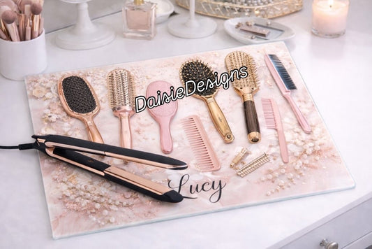 Hair straightener board.