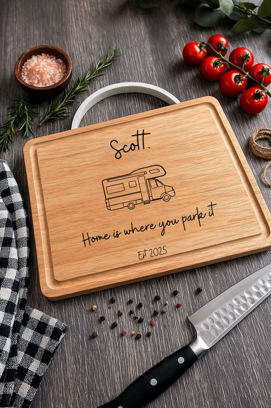 Small Camper van chopping board