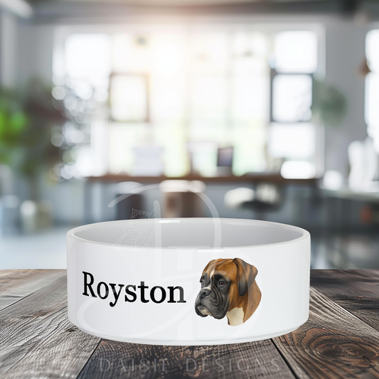 Personalised Dog Bowl.
