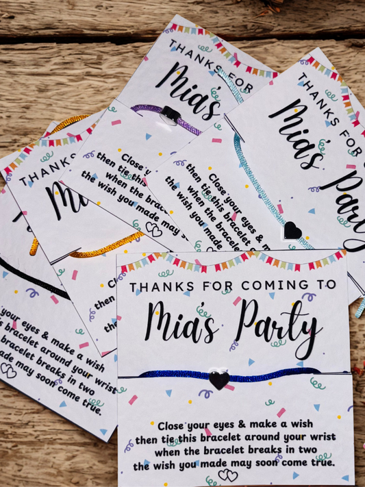 Birthday Party Favours